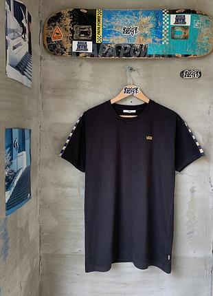 Футболка vans з лампасами в шашку