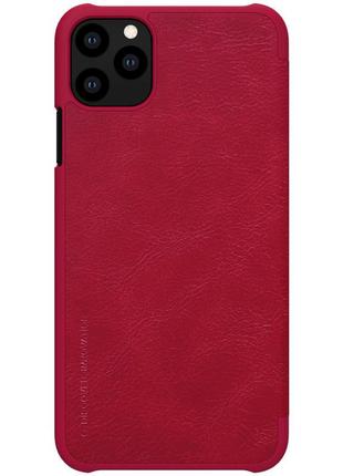 Шкіряний чохол (книжка) nillkin qin series для apple iphone 11 pro (5.8")3 фото
