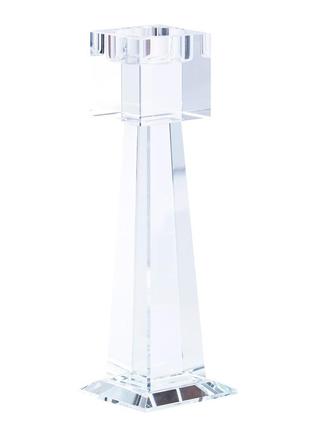 Подсвечник стеклянный 20.5 (см) квадратный на 1 свечу