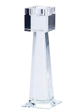 Подсвечник стеклянный 20.5 (см) квадратный на 1 свечу