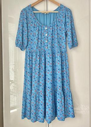 Ярусное платье голубя в цветы next летнее платье платье