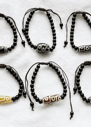 Браслет с бусиной дзи (ассорти)2 фото