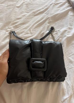 Сумку zara чорного кольору