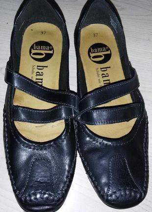 Bama (німеччина) - шкіряні туфлі 37 розмір ( 24см)