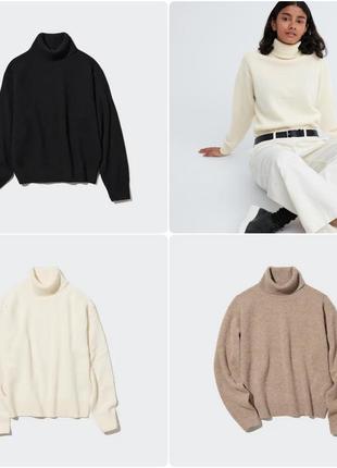 Гольф преміум-класу з овечої вовни lambswool uniqlo