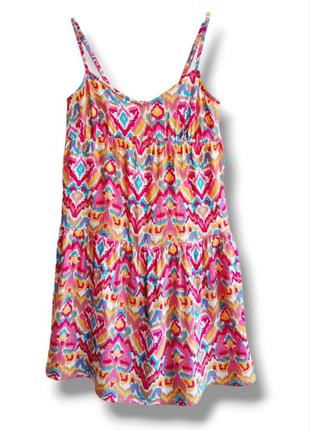 Новий натуральний легкий ярусний сарафан primark.