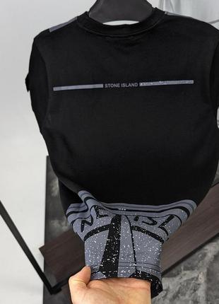 Футболка stone island мужская с принтами