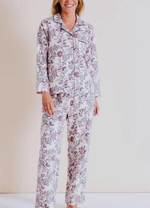 44-48р. цветочная пижама tommy hilfiger
