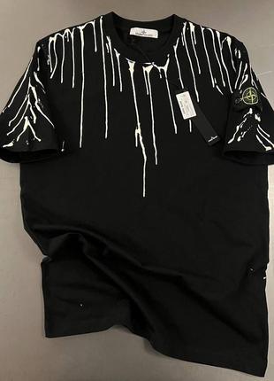 Футболка stone island мужская с принтами