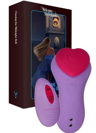 Вибромассажер fairygasm heartgem violet