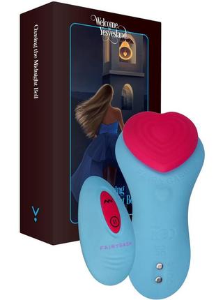 Вибромассажер fairygasm heartgem blue