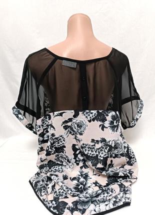 Блуза женская лето yessica 54/52/56/22/24/5xl/6xl2 фото