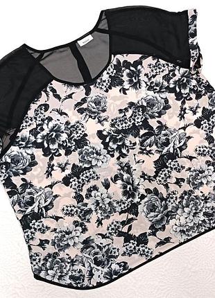 Блуза женская лето yessica 54/52/56/22/24/5xl/6xl5 фото