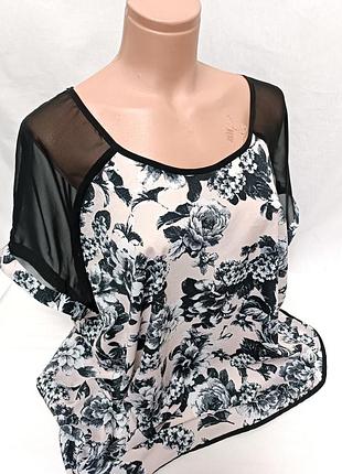 Блуза женская лето yessica 54/52/56/22/24/5xl/6xl9 фото