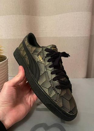 Зручні кросівки пума puma basket classic metallic
