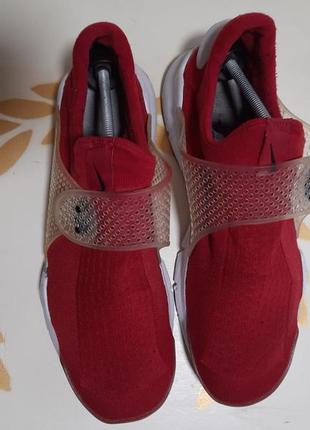 Nike sock dart sp red mesh running athletic кросівки розмір 47.54 фото