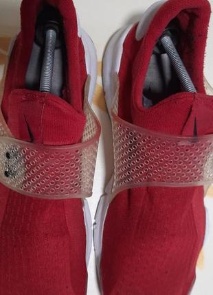 Nike sock dart sp red mesh running athletic кросівки розмір 47.56 фото