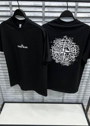 Футболка stone island мужская с принтами