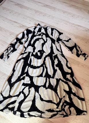 Красиве ярусне міді плаття h&m6 фото