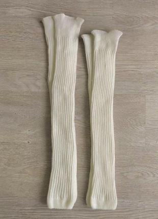 Високі теплі гетри в рубчик primark