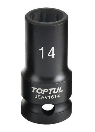 Головка для гальмівних супортів 7 граней (audi a5, a6l, q5, q7, s4 та ін.) toptul jeav1614