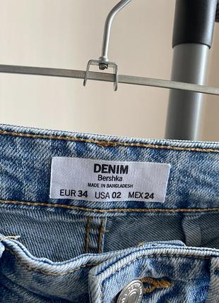 Джинсовые шорты bershka 4