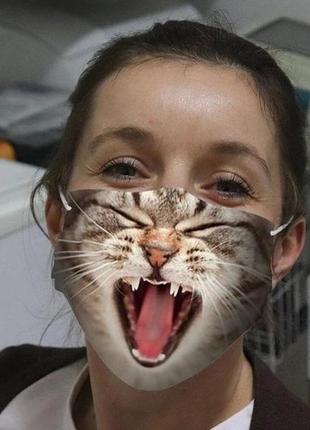 Багаторазова бавовняна реголююча доросла маска