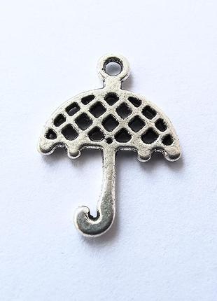 Підвіска finding кулон шарм парасолька античне срібло 21 мм x 16 мм