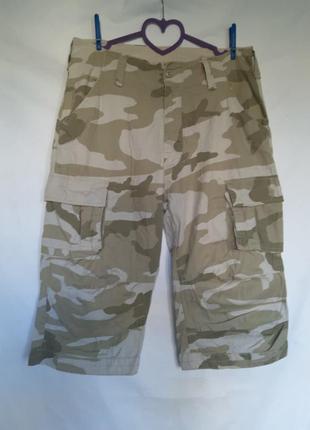 100% котон. натуральні камуфляжні шорти літні бриджі бермуди brandit мілітарі