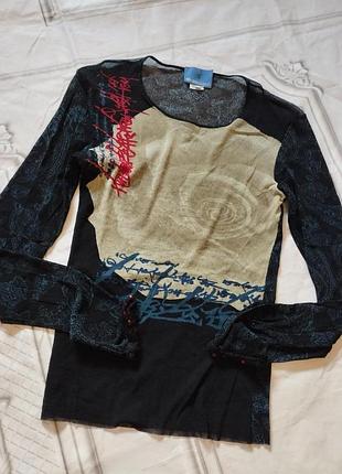 Футболка сетка kenzo вінтаж