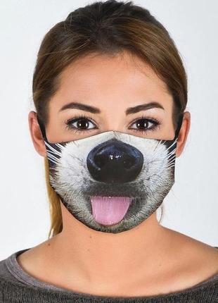Багаторазова бавовняна реголююча доросла маска