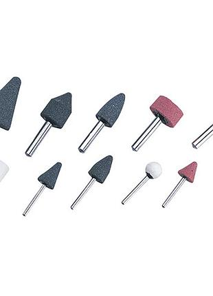 Шліфувальні камені 10 шт. (3 мм і 6 мм) airkraft mst-001