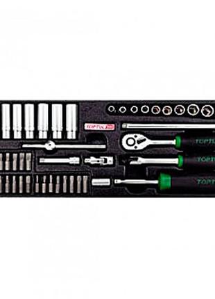 Набір інструменту в ложементі 1/4" 50ед. toptul gcat5001