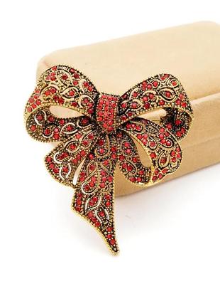 Брошка велика у вигляді метелика ( банта) , розмір :6.0cm*7.0cm
