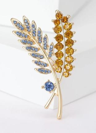 Оригінальна брошка колоски