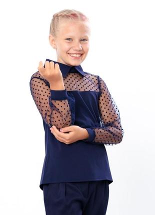 Блуза з мереживними рукавами, носи своє, 475 грн