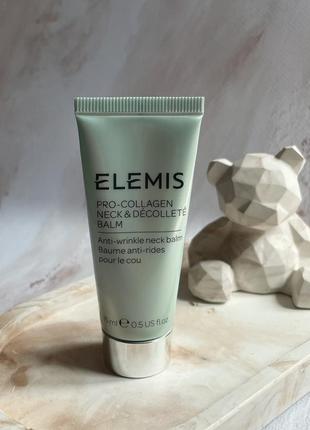 Ліфтинг - бальзам для шиї та декольте elemis pro-collagen neck and decollete balm 15мл