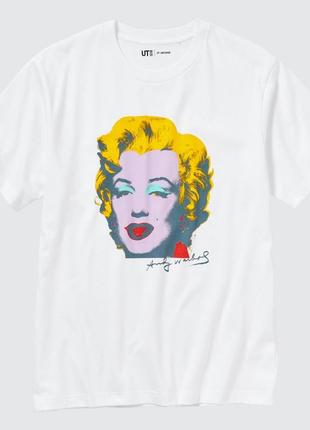 Футболка uniqlo з малюнком енді уорхолу marilyn monroe1 фото