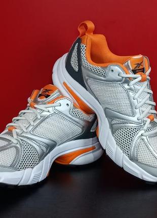 Женские кроссовки reebok premier 'white high vis orange оригинал5 фото