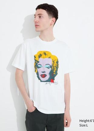 Футболка uniqlo з малюнком енді уорхолу marilyn monroe5 фото