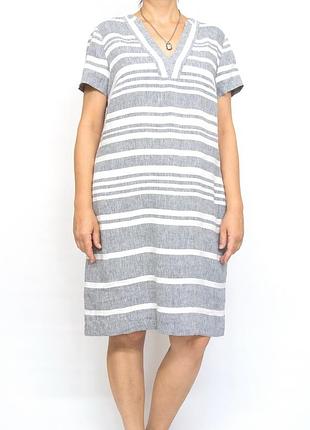 Платье льняное, boden, 100% лен.