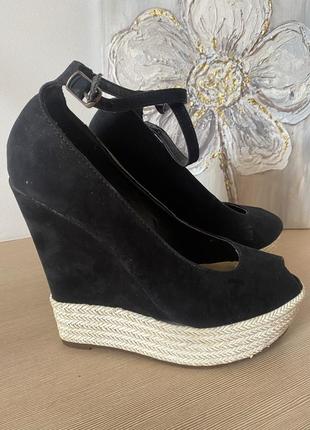 Босоніжки замш