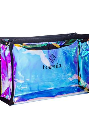 Косметичка прозрачная bogenia holographic