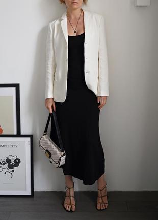 Блейзер  zw collection зі  змішаної  лляної   тканини zara