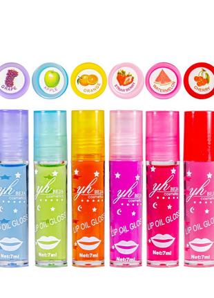 Набор блесков для губ с фруктовым ароматом yh beja vitamin c lip oil&gloss, 36 шт2 фото