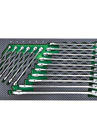 Набір ключів комбінованих 6-24 мм 16 од. (в ложементі, тип a) toptul gea0162