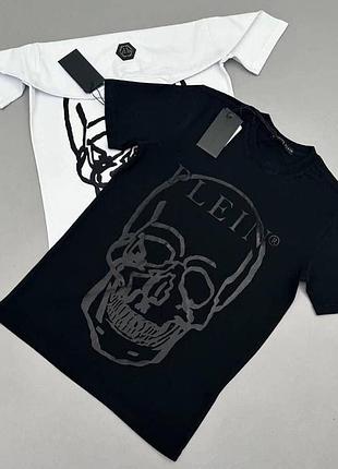Футболка phillip plein мужская с принтами