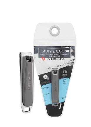 Кніпсер для нігтів з матовою ручкою та пилкою staleks beauty & care kbc-50