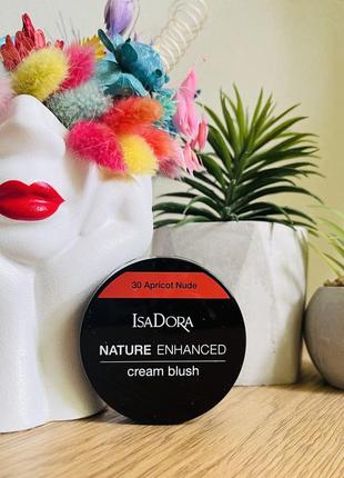 Оригинал isadora nature enhanced cream blush румяна кремовые 30 apricot nude оригинал кремовое румяна