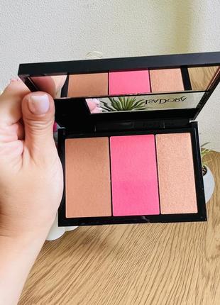 Оригінал isadora face sculptor 3-in-1 palette палетка для скульптурування обличчя 64...